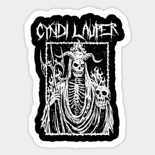 cyndi lauper ll dark series Sticker